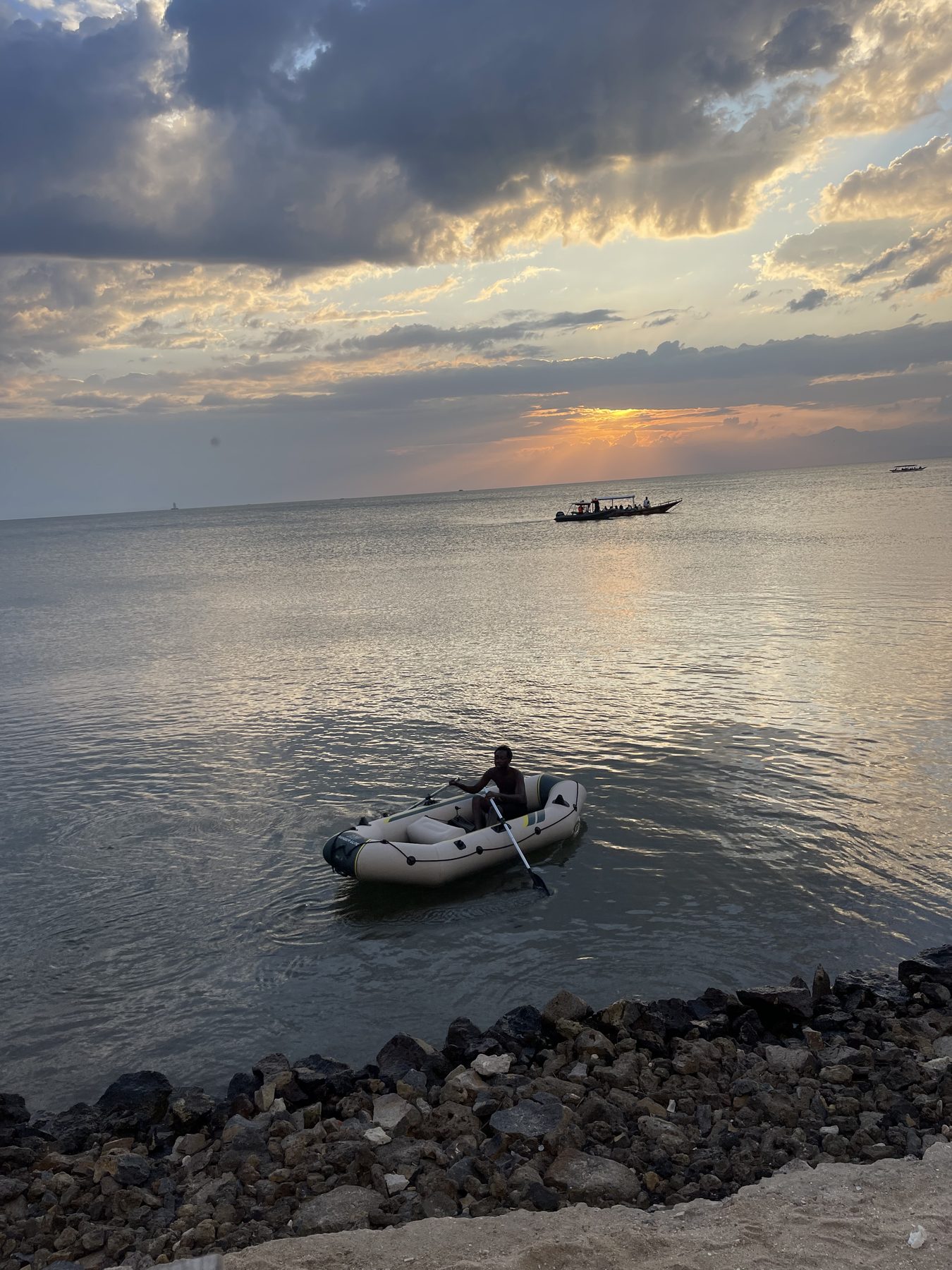 Sunset over Lake Kivu, Rwanda